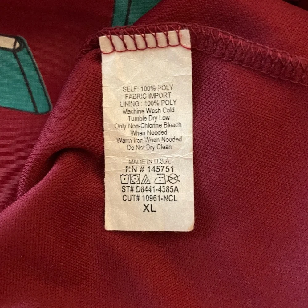 ModCloth Mini Dress with book pattern XL - Picture 7 of 10